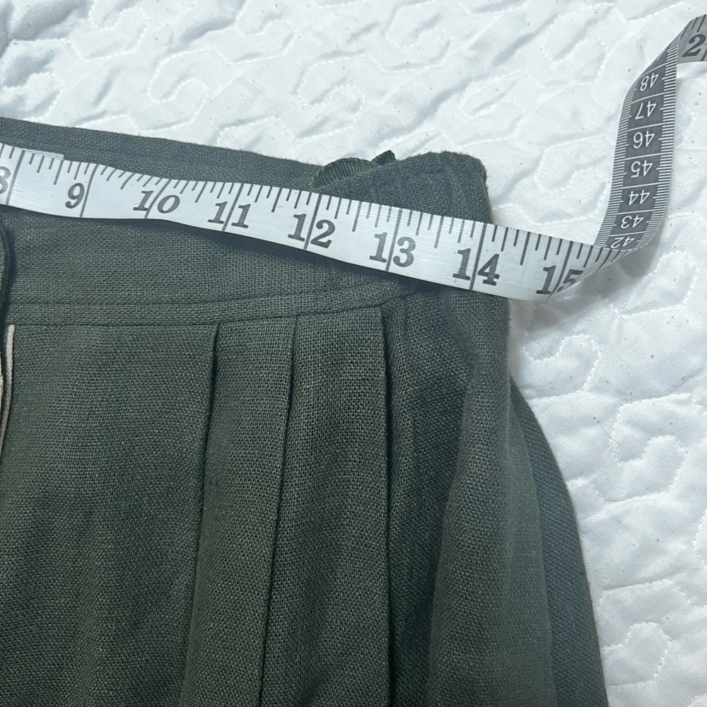 Alphorn Maxi Skirt Handmade Bead
Vintage Green Pleated Pockets elastic
Waist - Picture 13 of 15